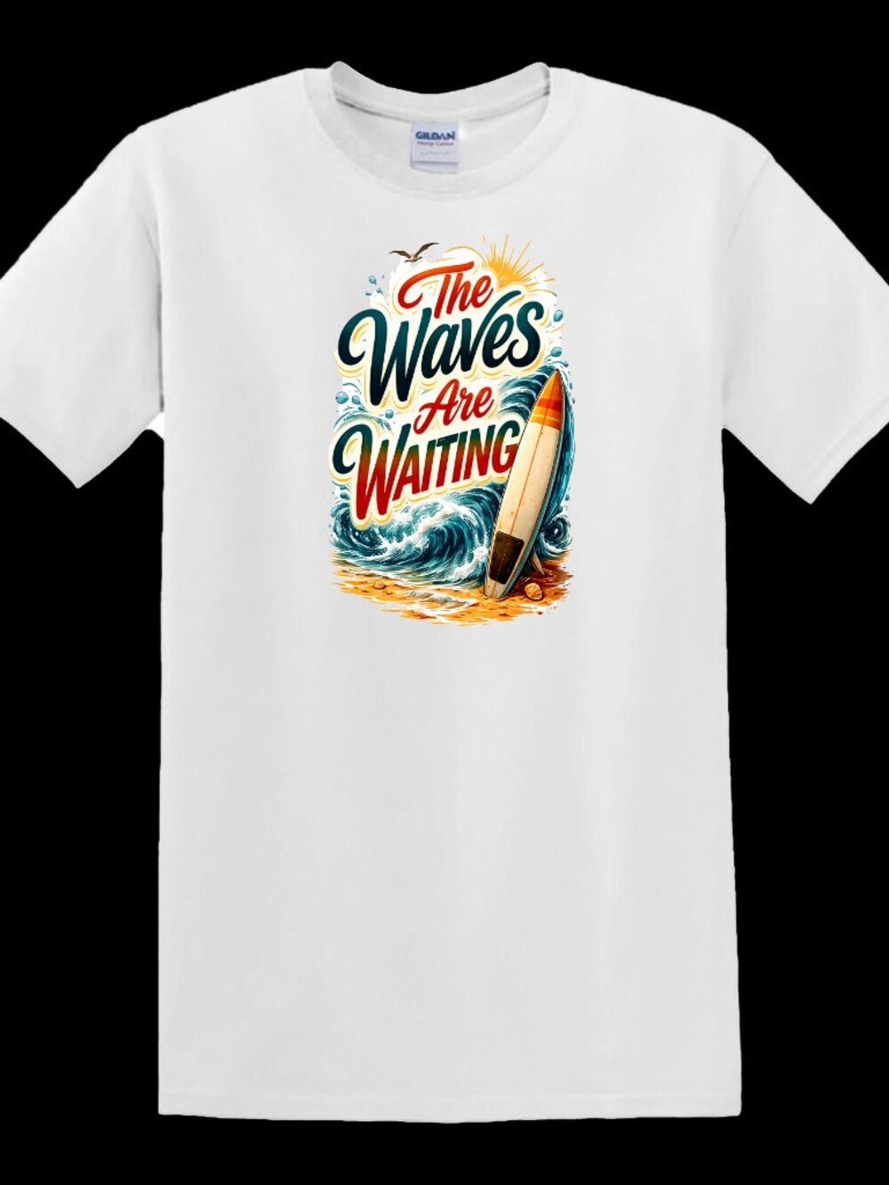 The Waves Are Waiting - T-Shirt
